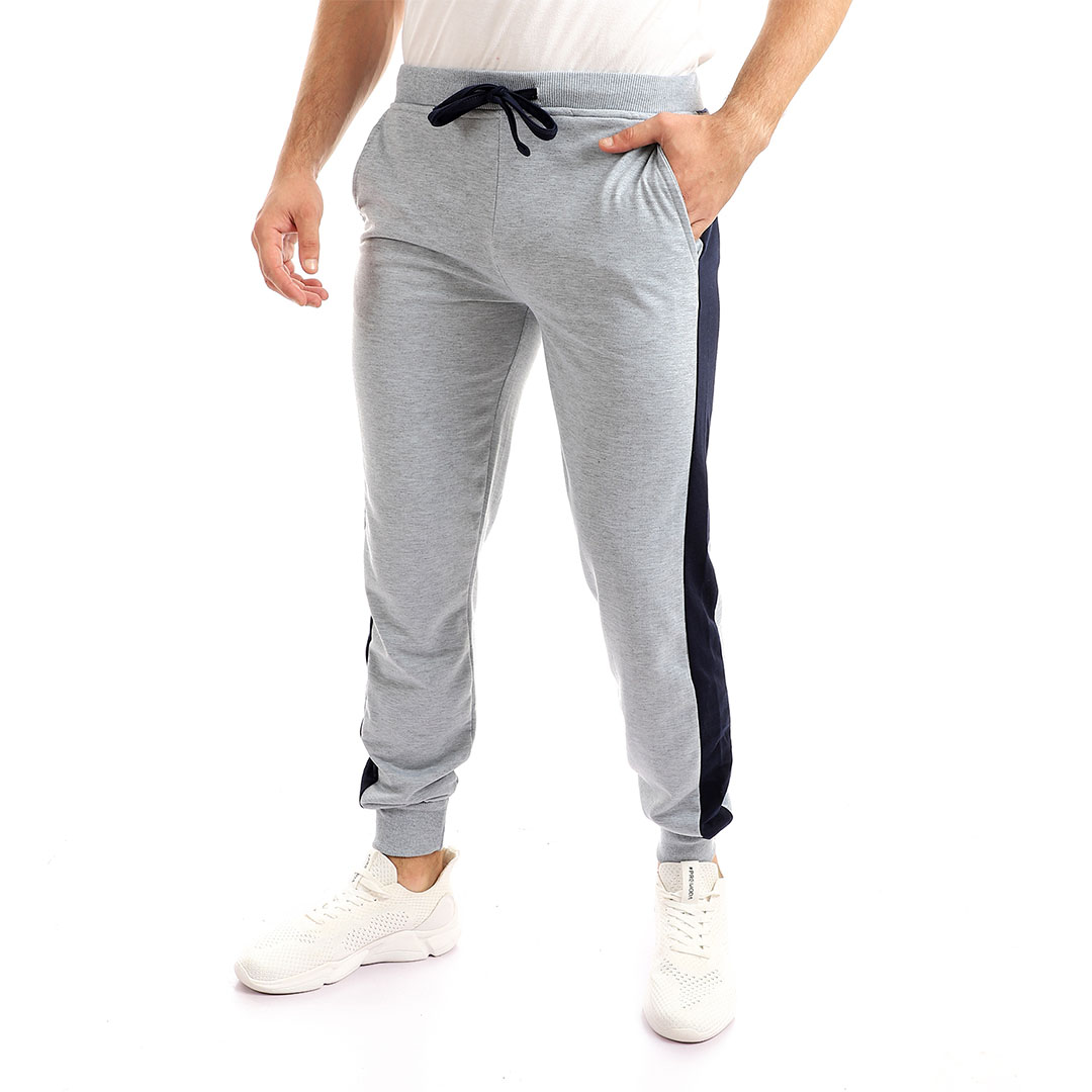 2227 سويت بانتس رياضي للجنسين - رمادي/كحلي