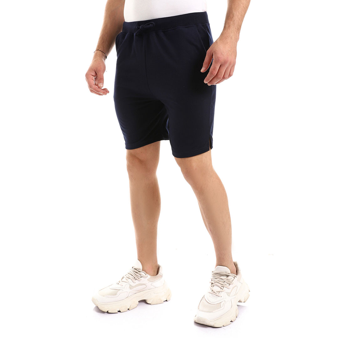 3711 شورت كاجوال رجالي - كحلي