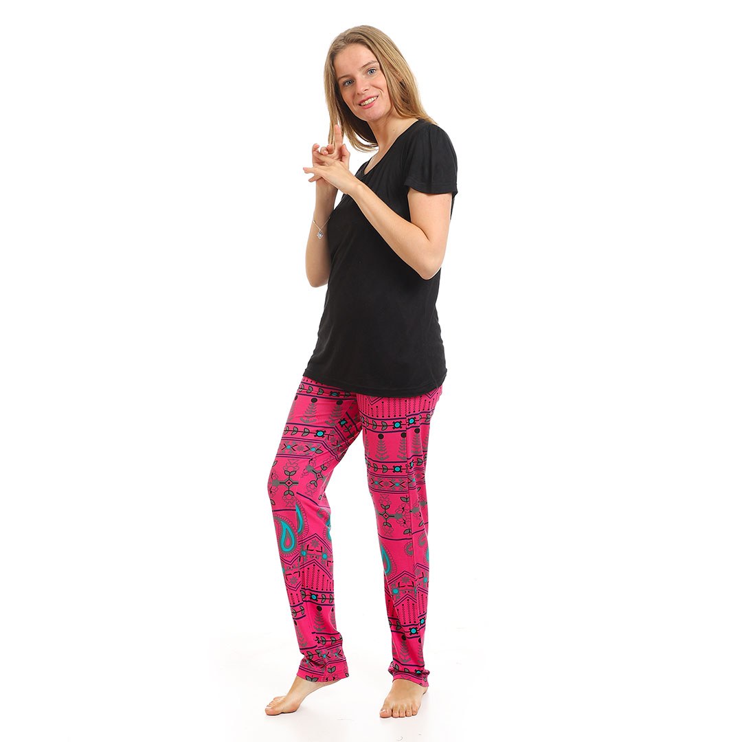 4556 بيجامة قطن حريمي