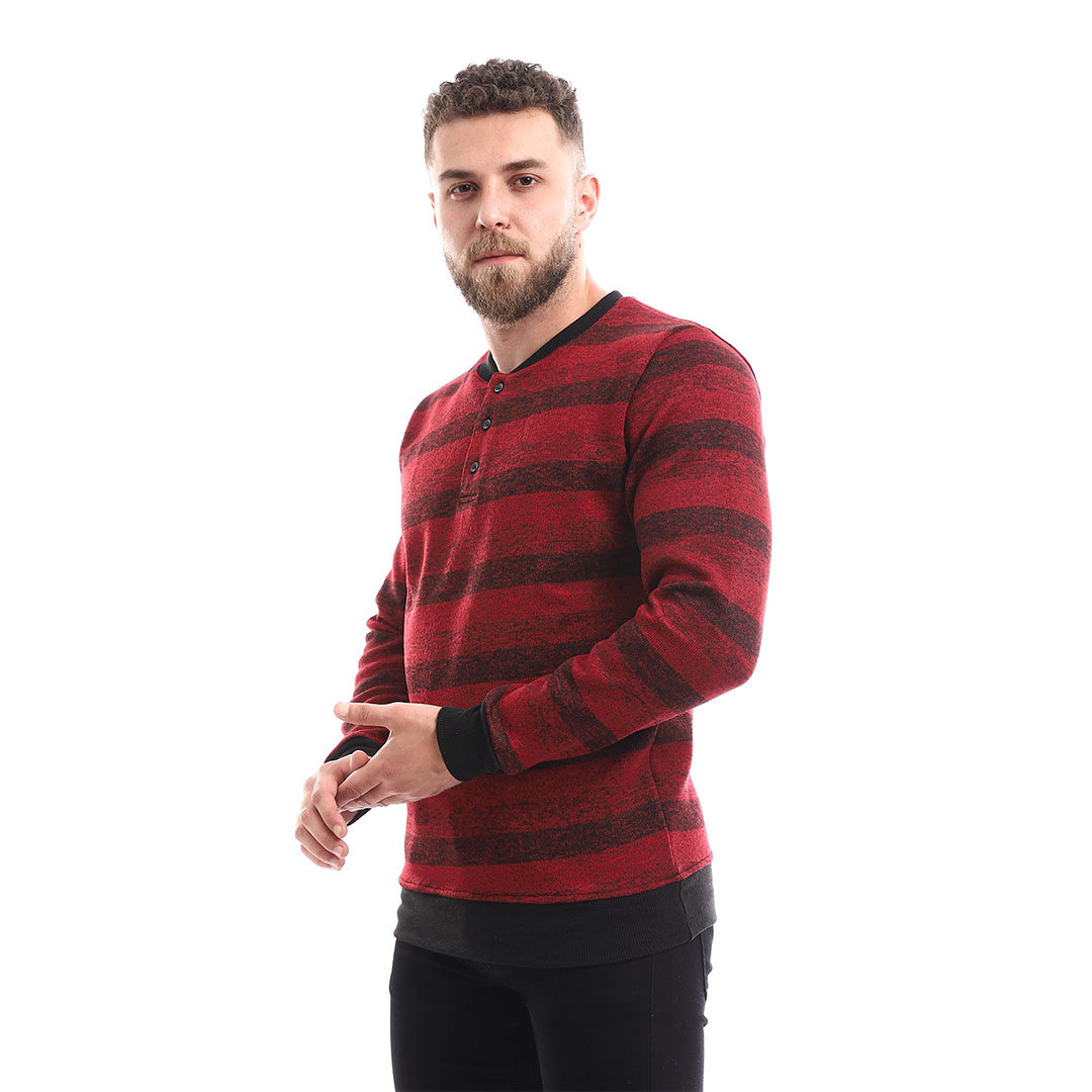 6319 سويت شيرت مخطط رجالي - نبيتي