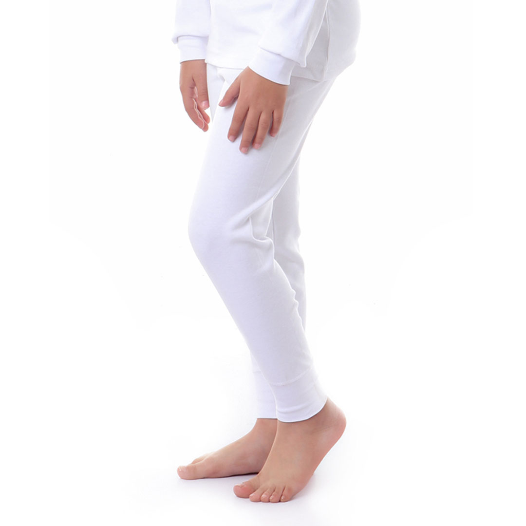 كلسون للأولاد - أبيض