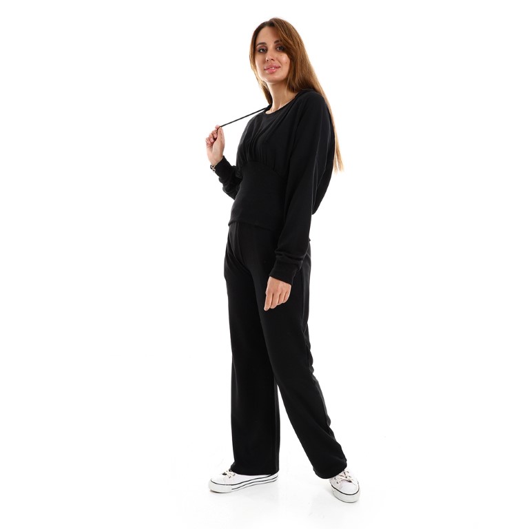 طقم كاجوال بنطلون وهودي كورسيه