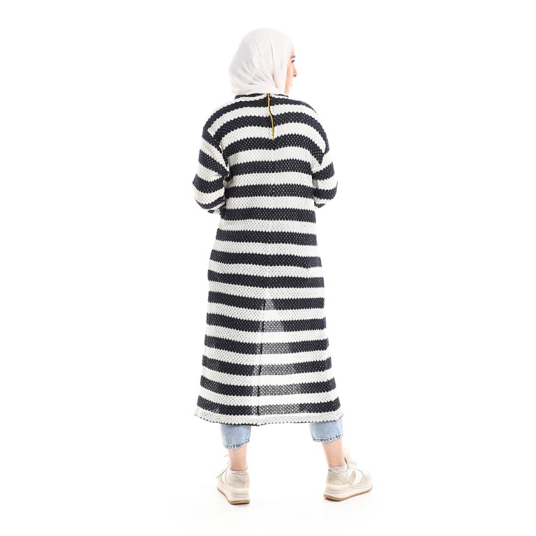 تونيك حريمي طويل بفتحة أمامية