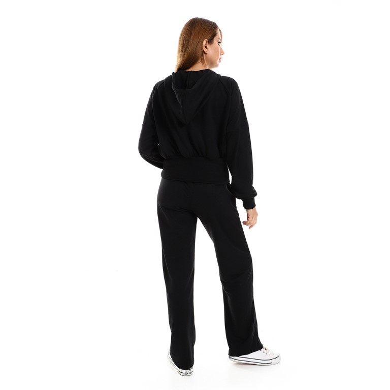 طقم كاجوال بنطلون وهودي كورسيه