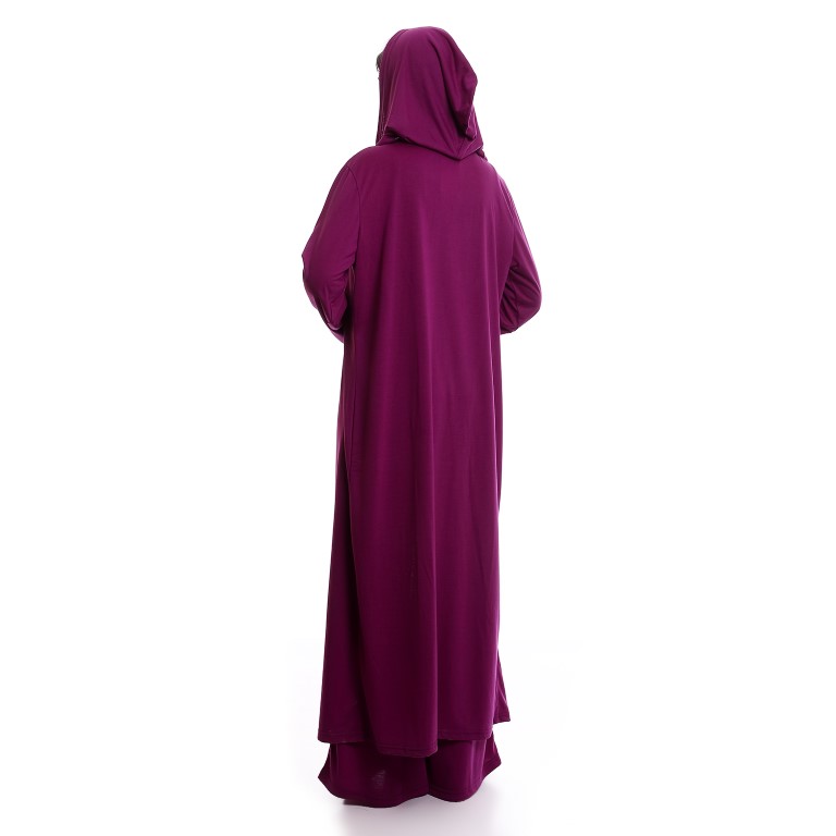 طقم توب قصير مع كارديجان وبنطلون مريح