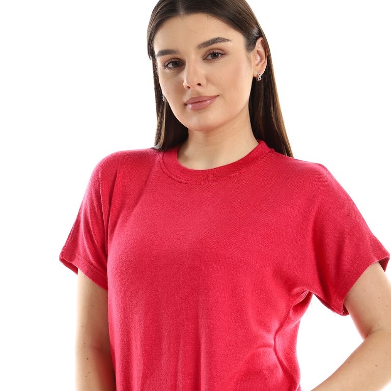 بيجاما حريمي سادة نص كم و بنطلون