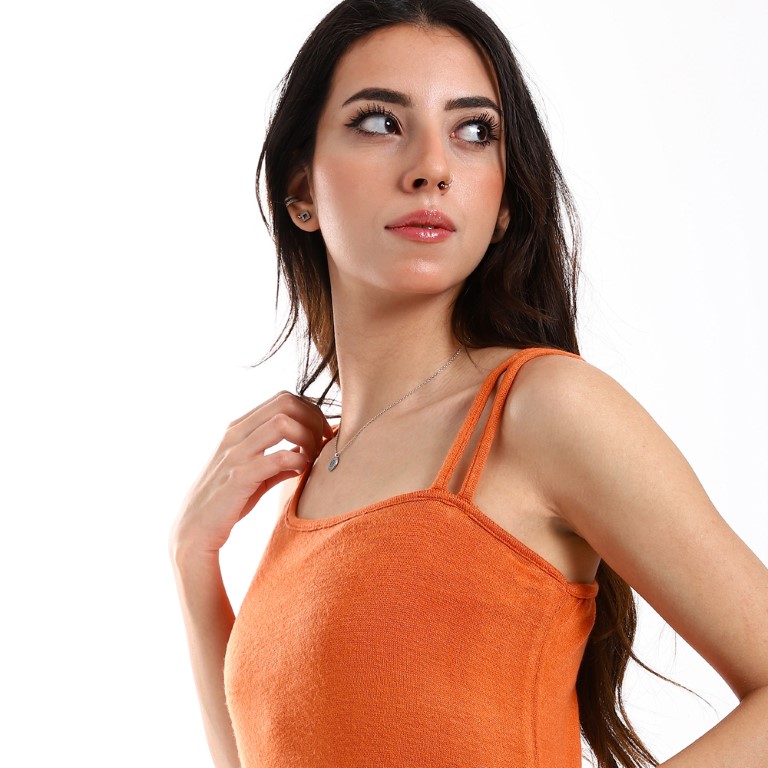 قميص نوم سادة بحمالات