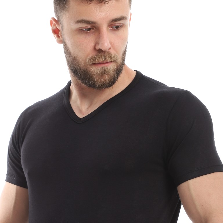 بيجاما رجالي تيشرت سادة و شورت كاروهات