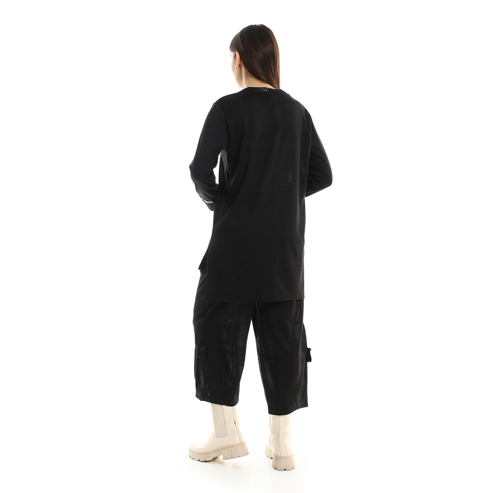 طقم تونيك و بنطلون حريمي سادة