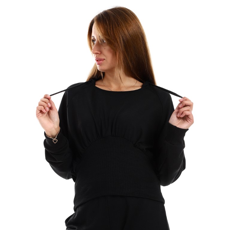 طقم كاجوال بنطلون وهودي كورسيه