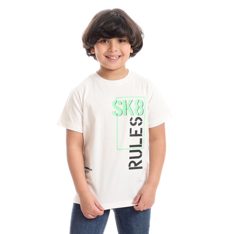 تي شيرت مطبوع للأولاد