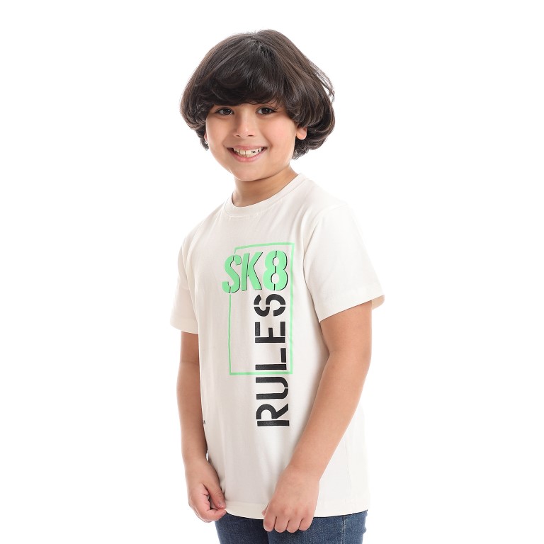تي شيرت مطبوع للأولاد
