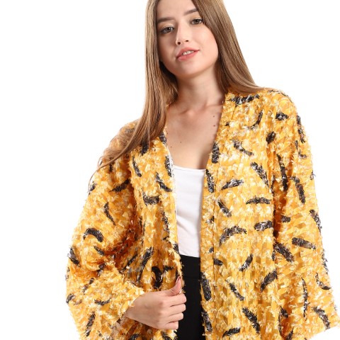 كيمونو عصري كم طويل