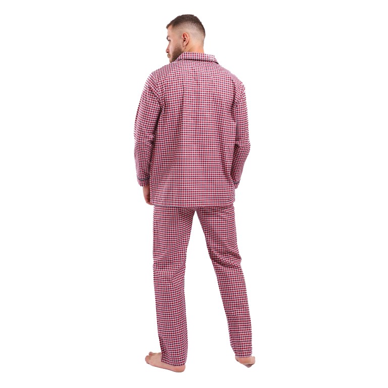 بيجامة كلاسيك بكم طويل