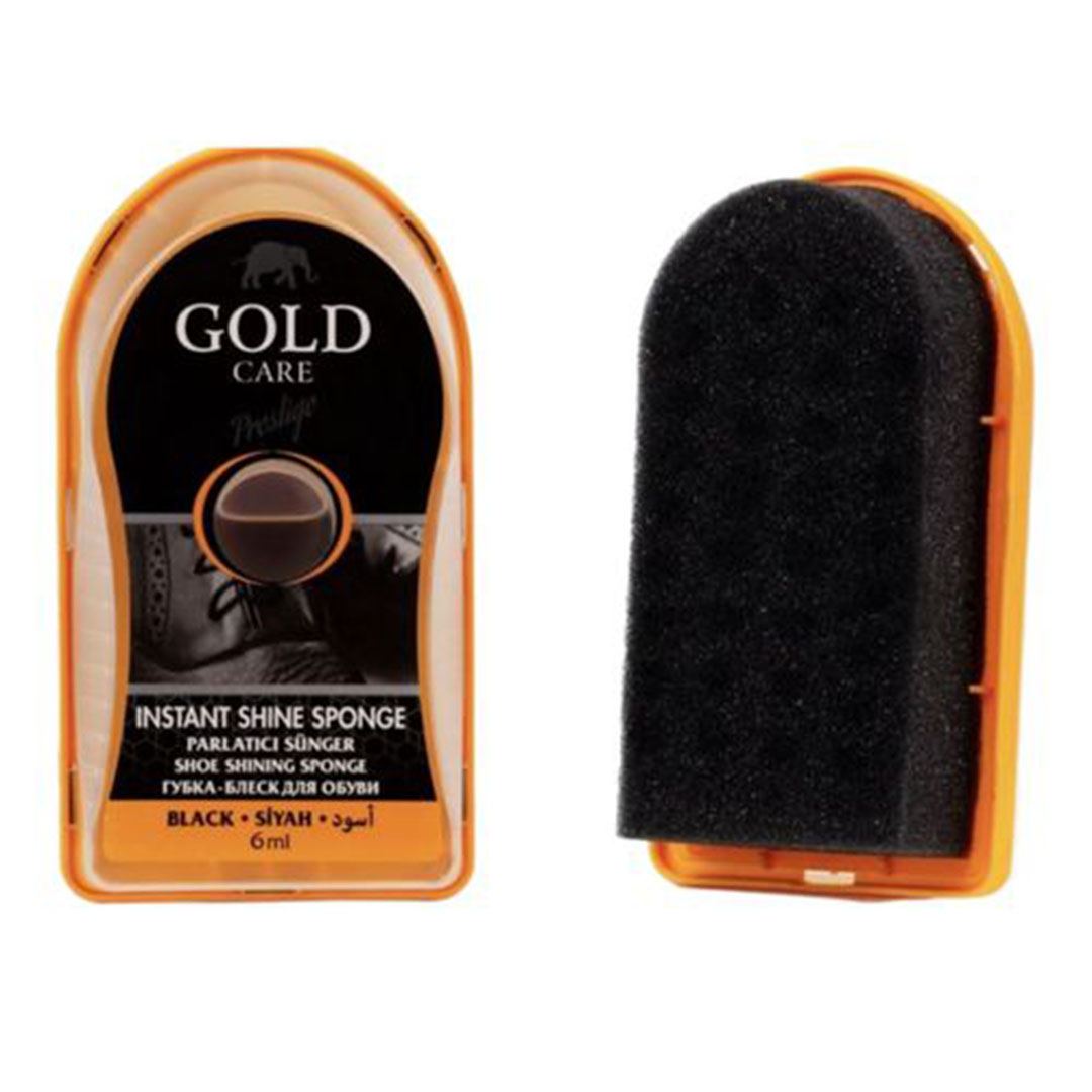 اسفنجه تلميع الأحذيه مع الورنيش - 6 مللي - أسود