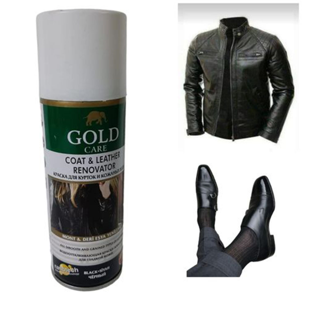 سبراي بخاخ للجلد - 200 مللي - أسود