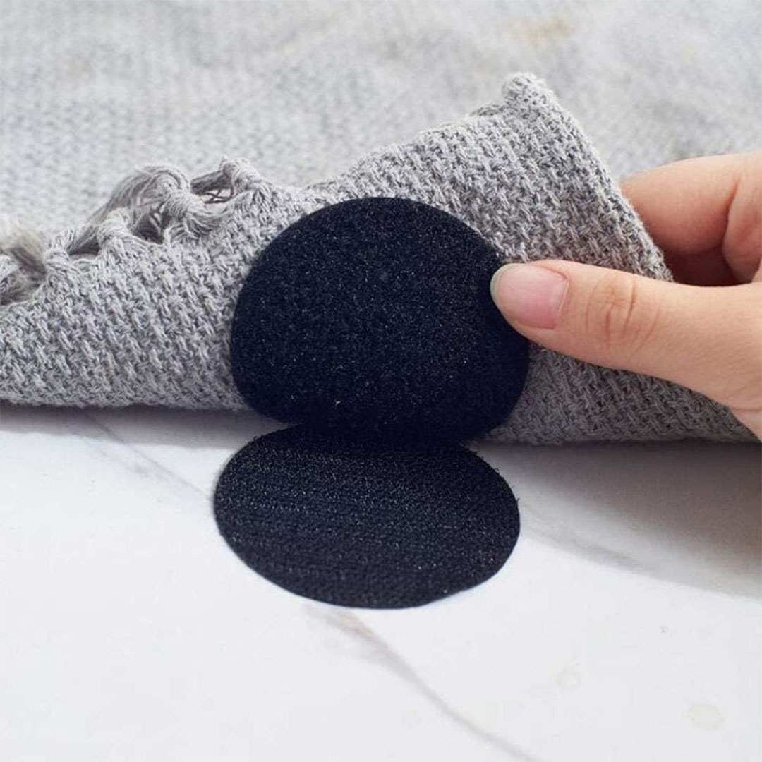 لاصق للسجاد والمشاية - 5 قطع - أسود