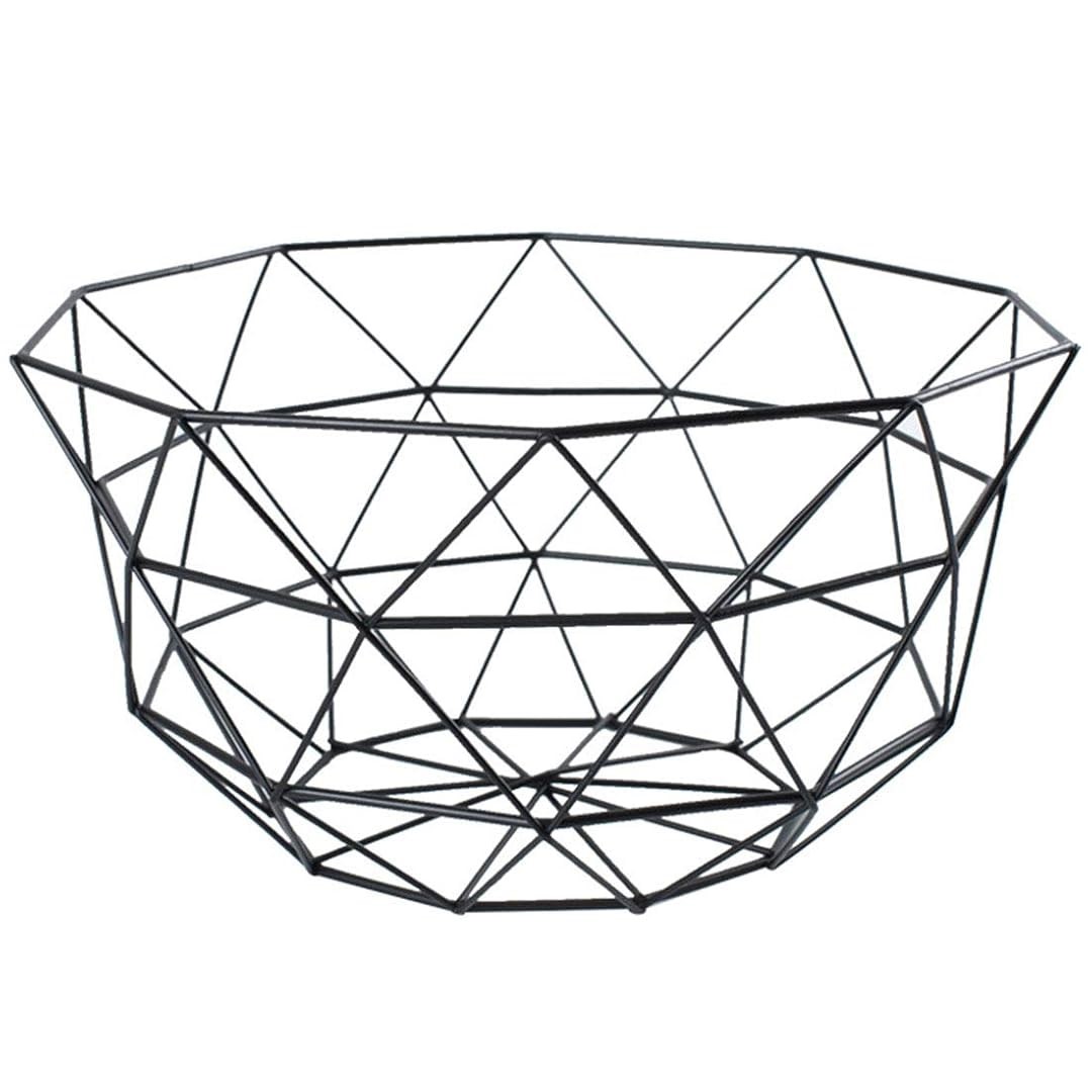 سلة فواكه وخضراوات - أسود