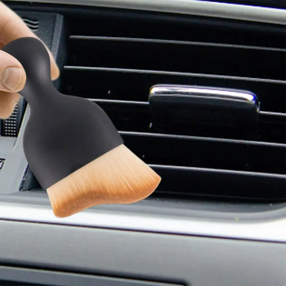 فرشة تنظيف تفصيلية للسيارة - أسود