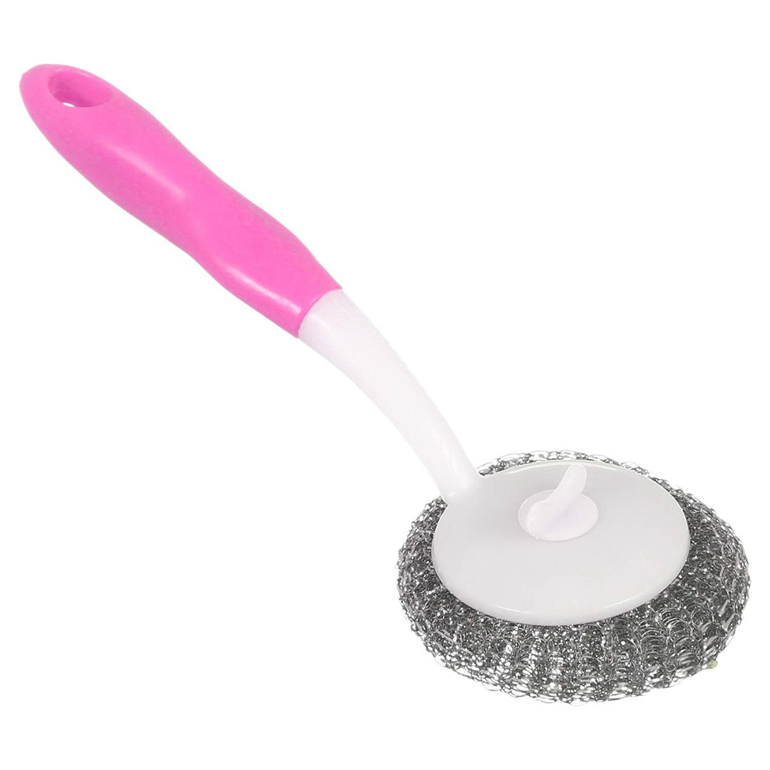 فرشاة سلك مواعين بيد بلاستيك