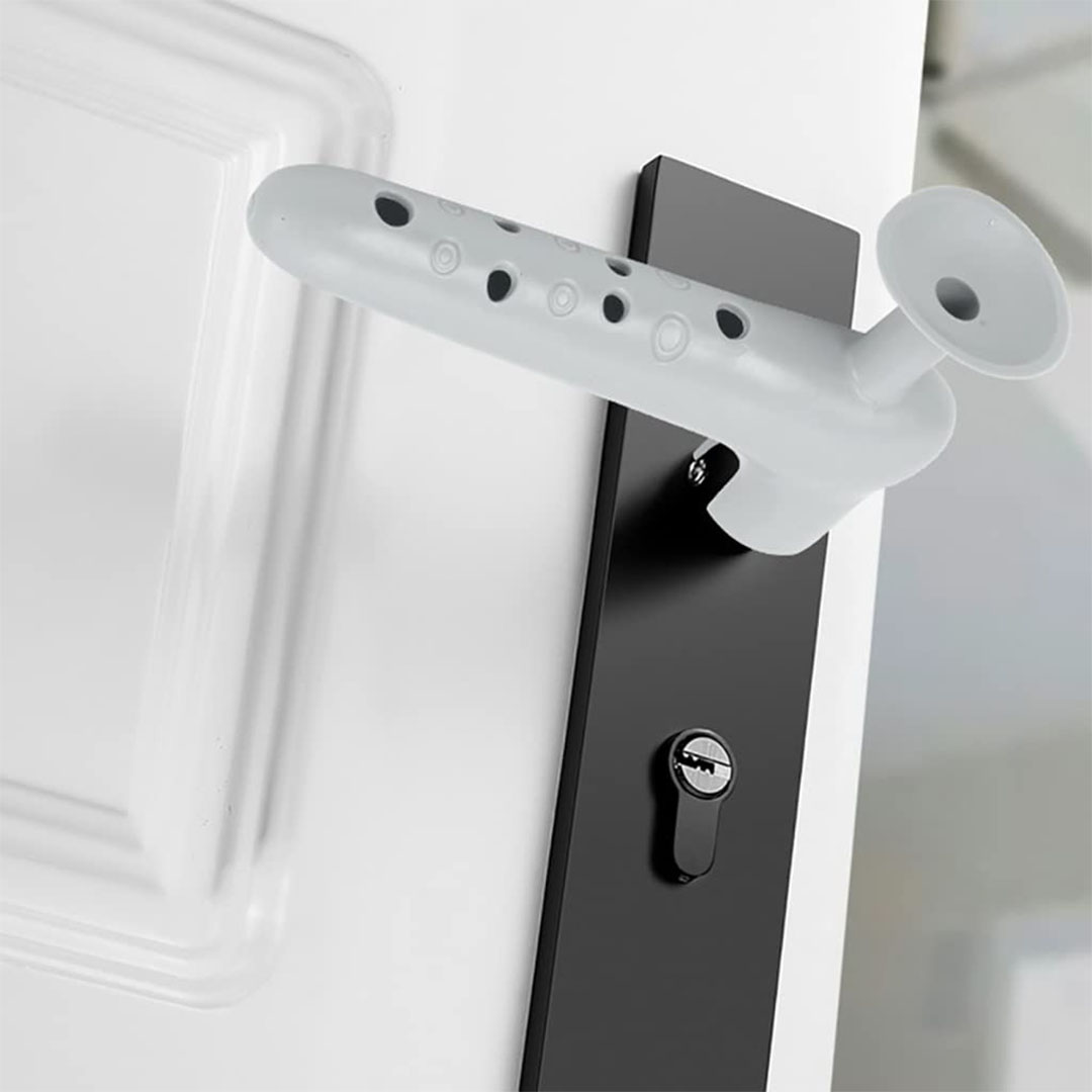 غطاء مقبض باب مضاد للصدمات واقي - سيليكون