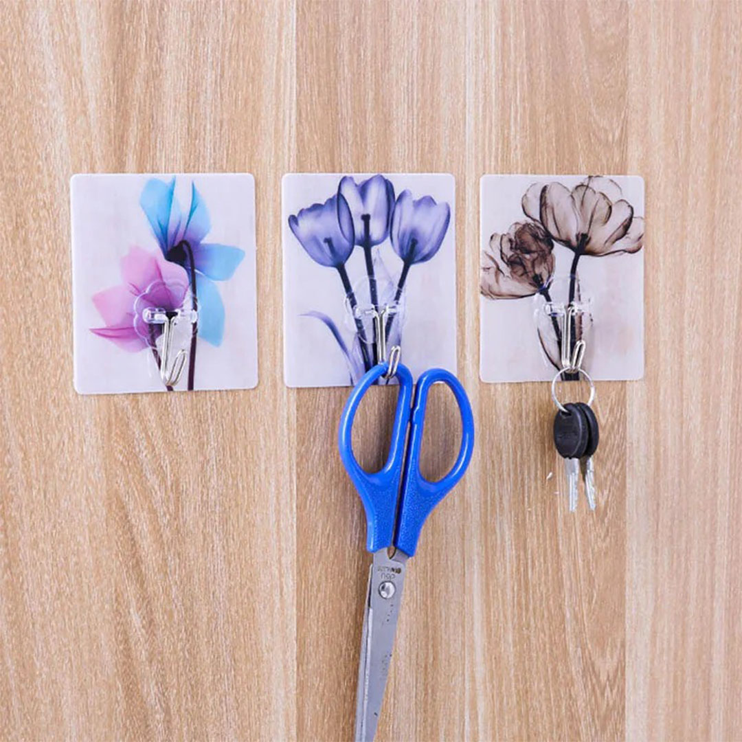 شماعة أكسسوارات متعددة الاستخدام شكل زهور