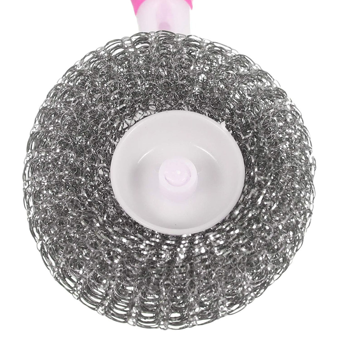 فرشاة سلك مواعين بيد بلاستيك