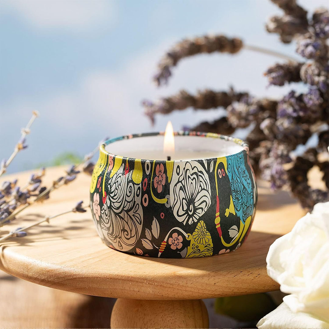 شمعة معطرة بروائح مختلفة - 1 قطعه