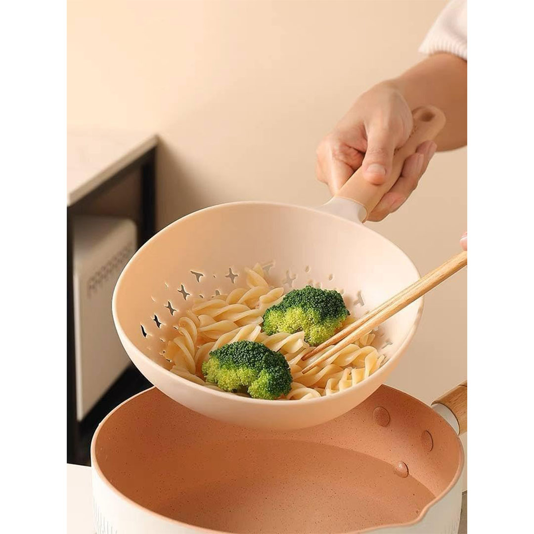 مصفاه للمكرونة والخضروات مقاومة للحرارة