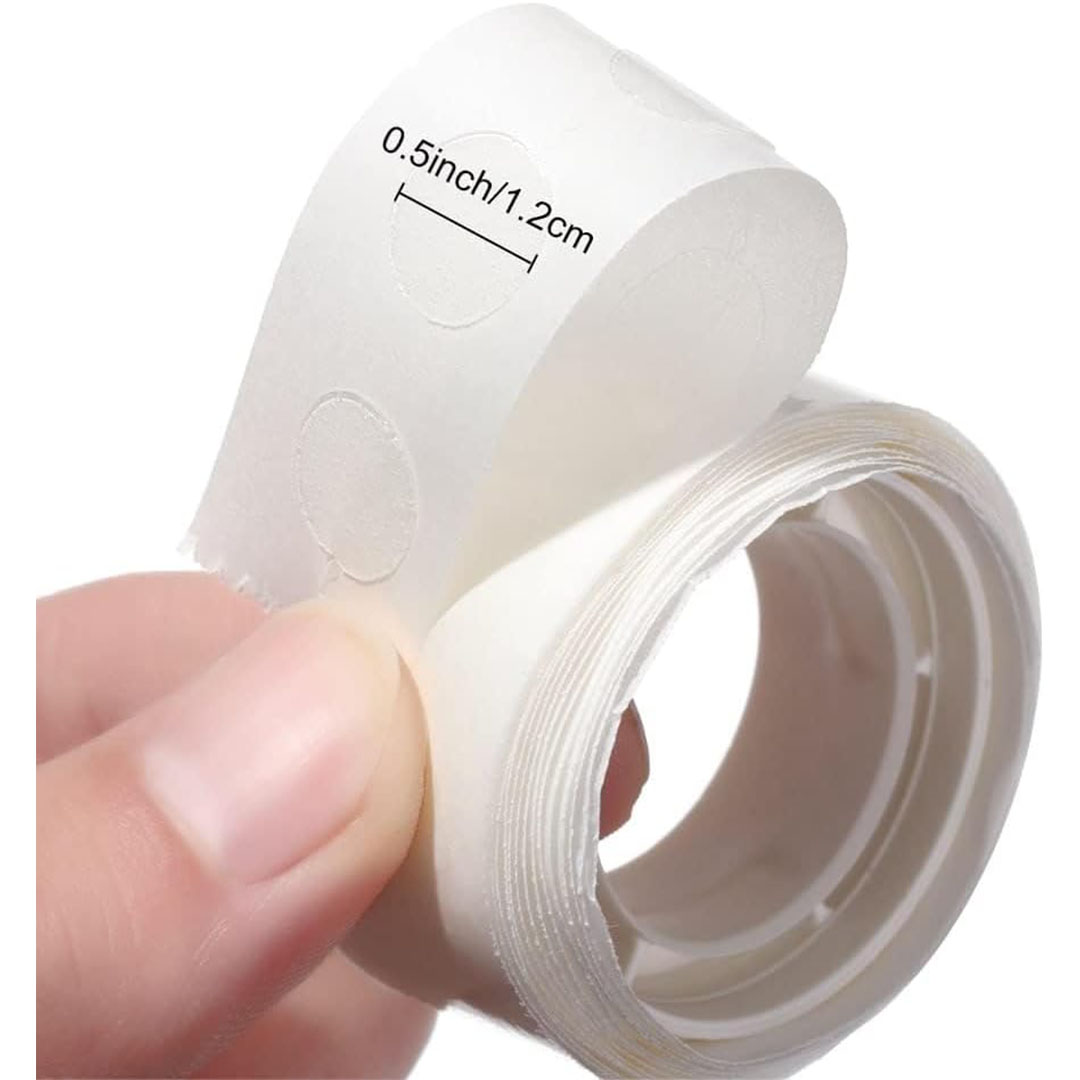 بكرة دابل فيس دائري - شفاف