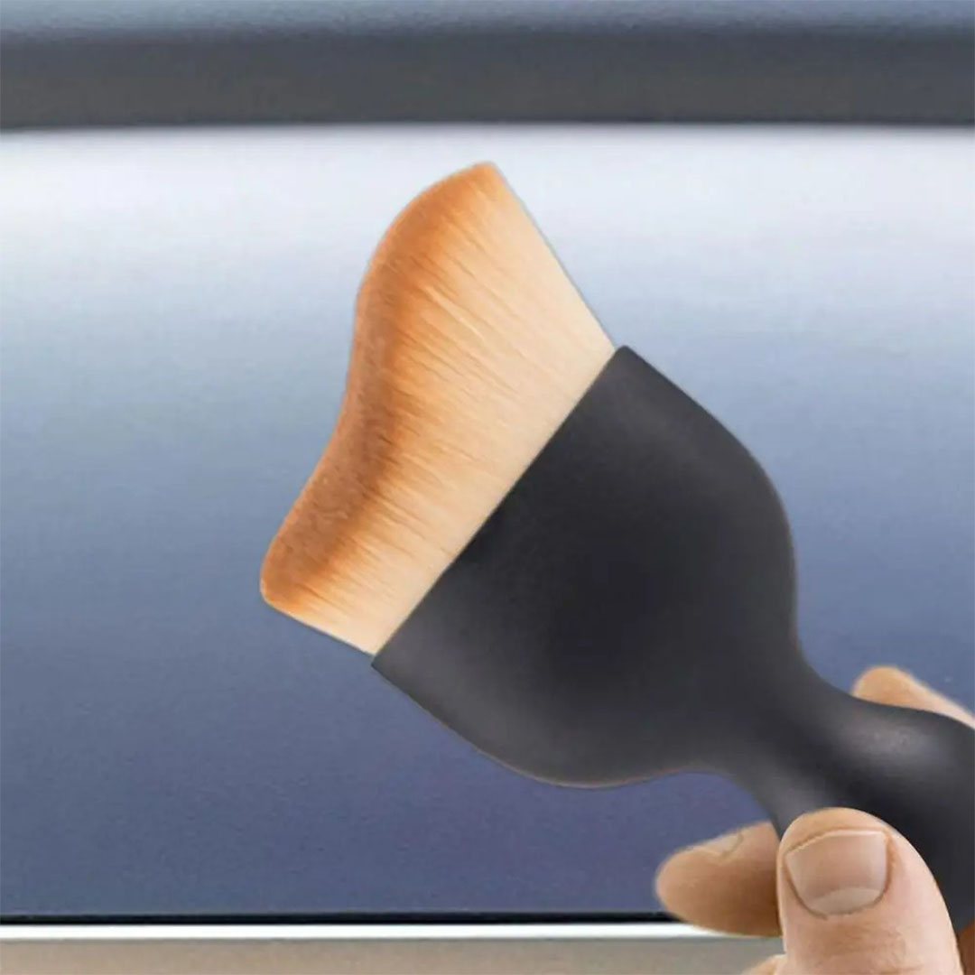 فرشة تنظيف تفصيلية للسيارة - أسود