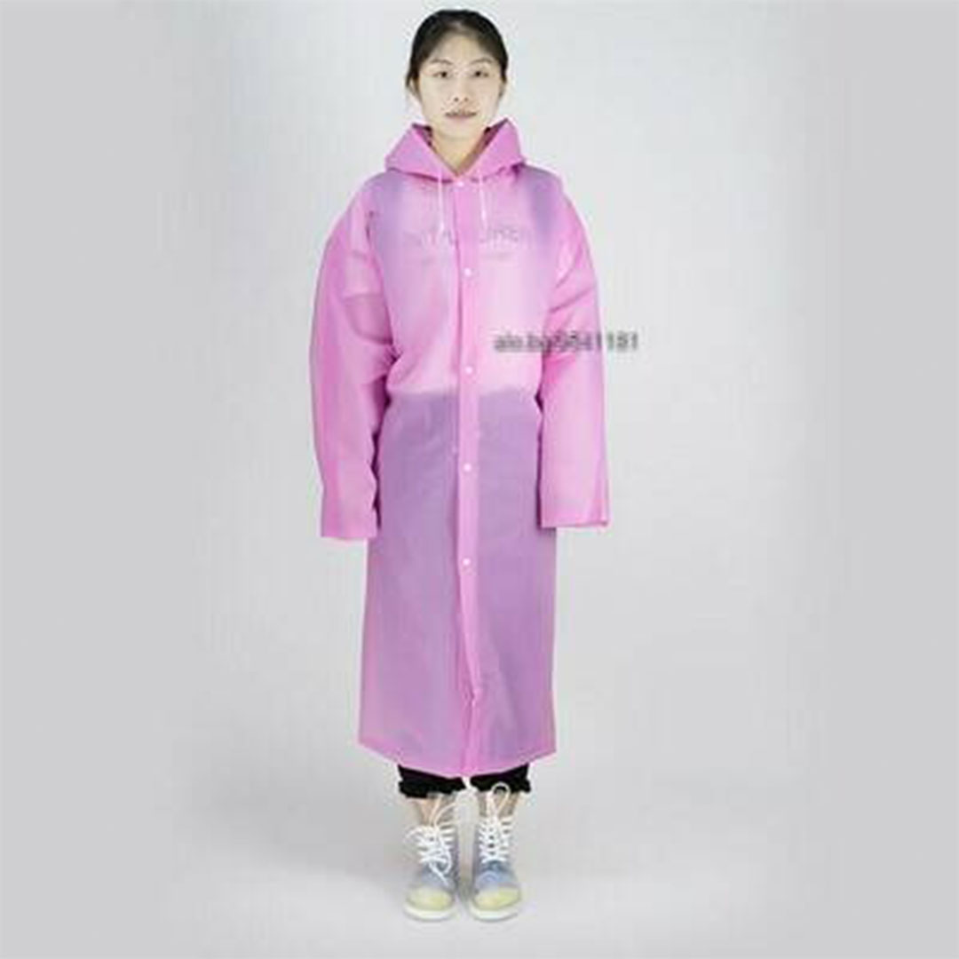 معطف واقي من المطر بغطاء للرأس - متعدد الالوان
