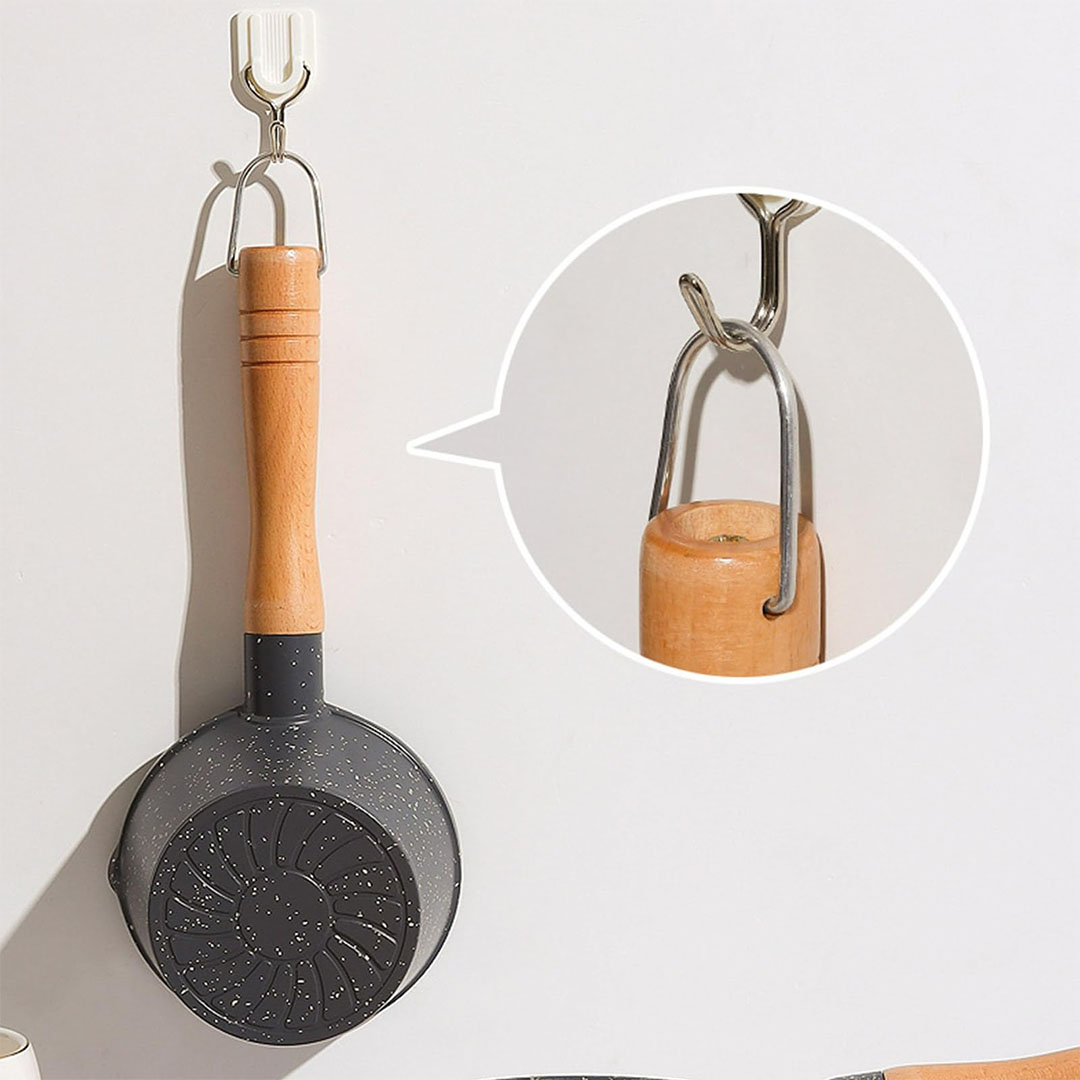 مقلاة صغيرة غير قابلة للاصق - أسود