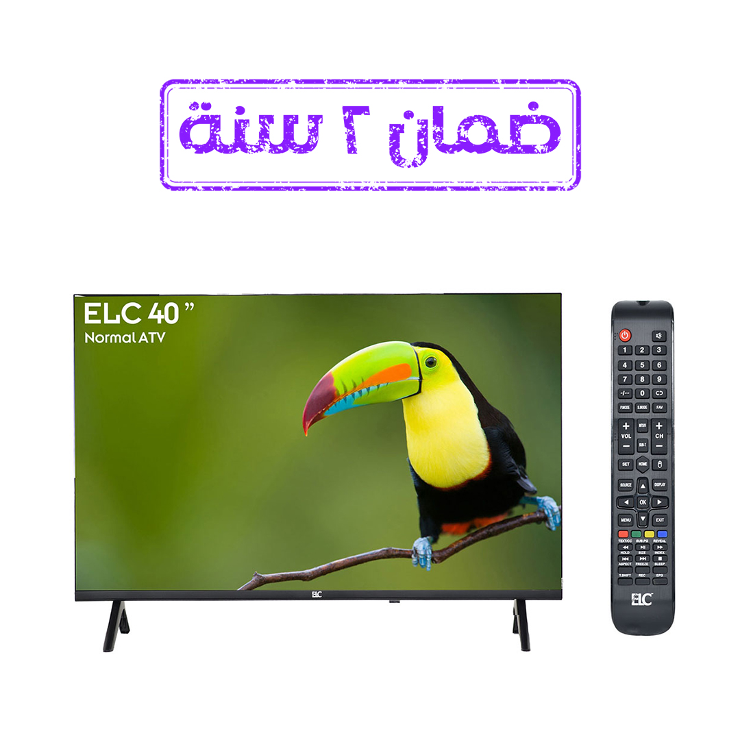 تلفزيون اي ال سي إتش دي عادية - 40 بوصة - أسود