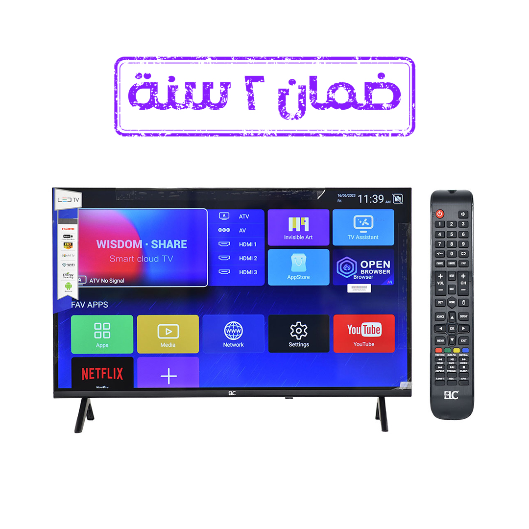 تليفزيون اي ال سي سمارت اندرويد - 40 بوصة - ATV - أسود