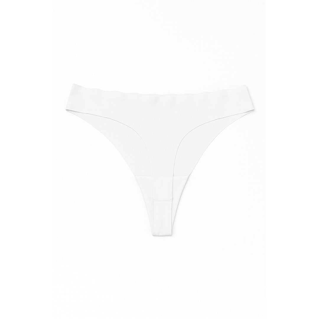 بانتي حريمي قطني - أبيض