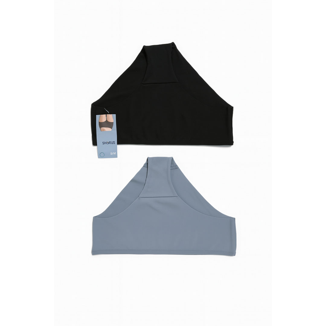 بانتي حريمي مقاس صغير - 2 قطعة - كحلي/لبني