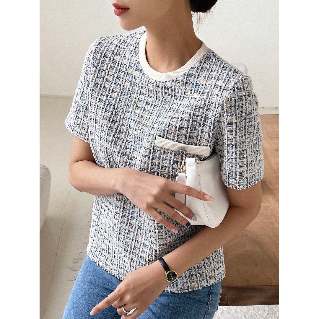 شي ان توب حريمي نصف كم كاجوال