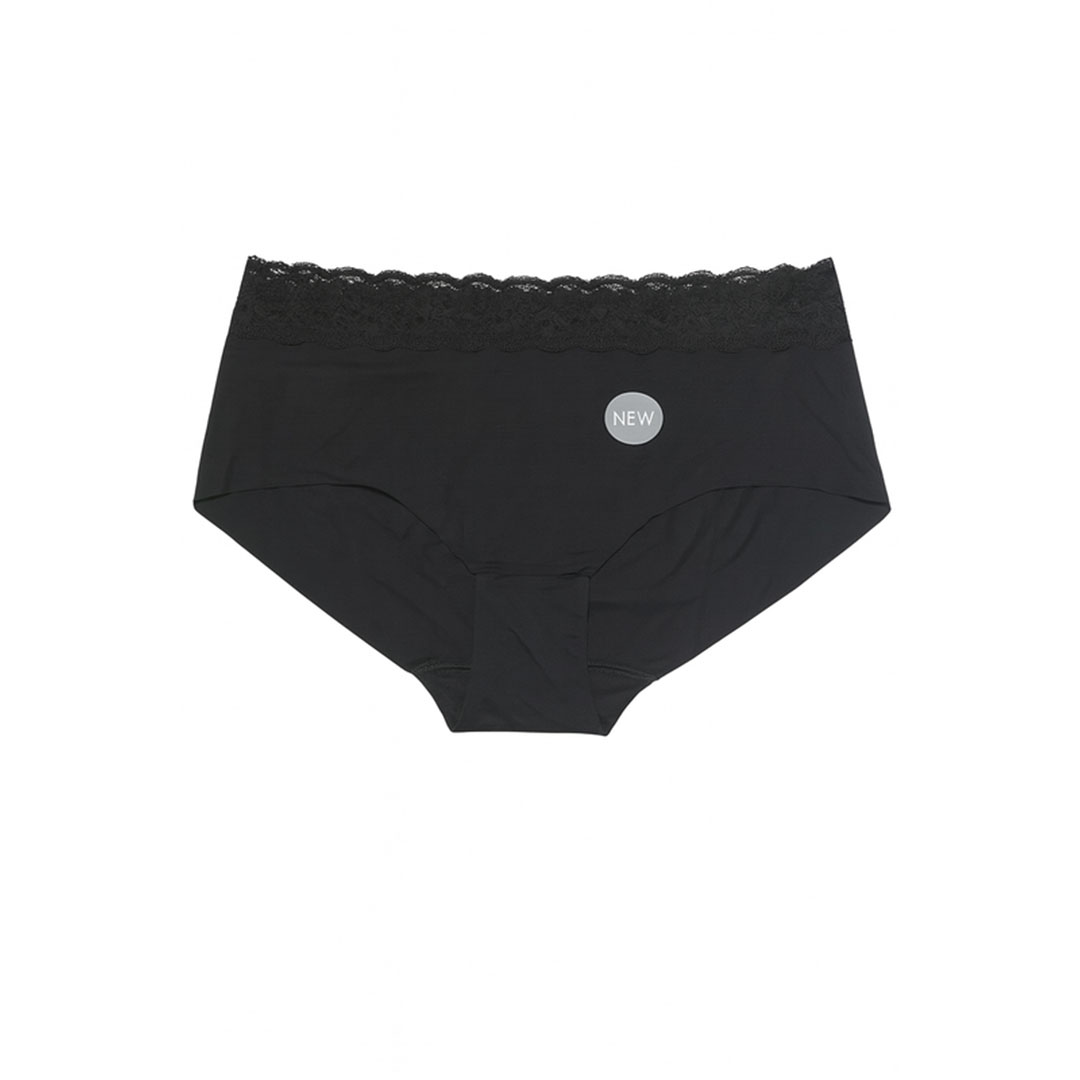 بانتي حريمي ليكرا بدون درزات - أسود