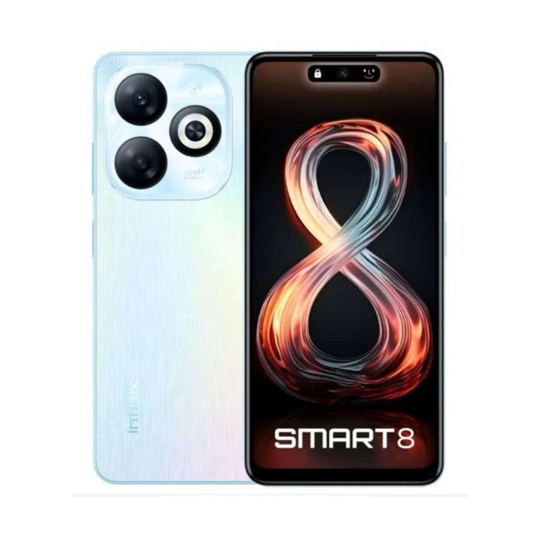 موبايل انفينكس سمارت 8 - 2+2/64 جيجا - 4G - أبيض