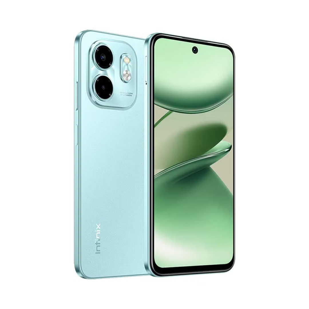 موبايل انفنيكس Smart 9 ثنائي الشريحة - 4+4 جيجابايت رام 128 جيجابايت - 4G - مينت جرين