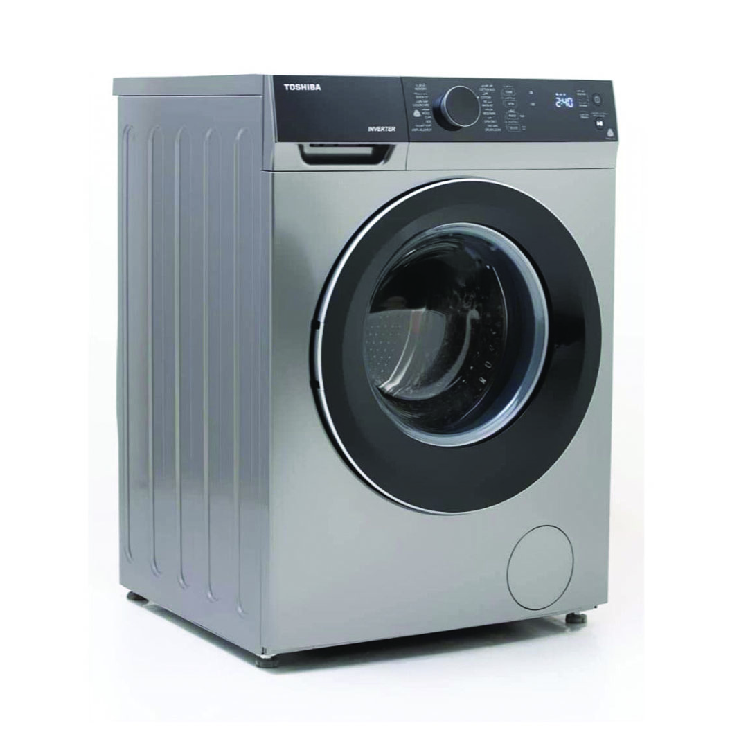 غسالة ملابس فول أوتوماتيك توشيبا تحميل امامي - 8 كيلو - فضي - TW-BJ90M4E(SK)