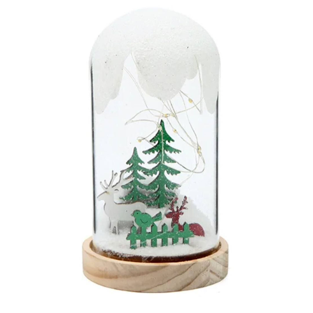 بلوره الكريسماس شكل غزال - 18*10 سم