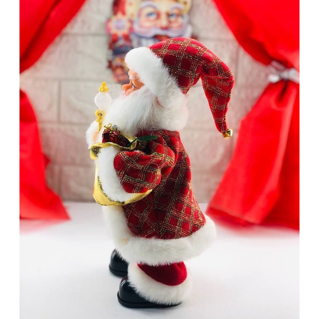 مجسم بابا نويل - 15*30 - أحمر