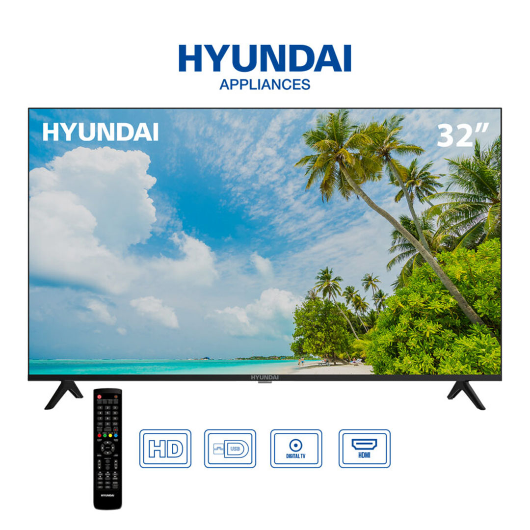 تلفزيون هيونداي LED عالي الدقة - 32 بوصة - L32HYNDA470