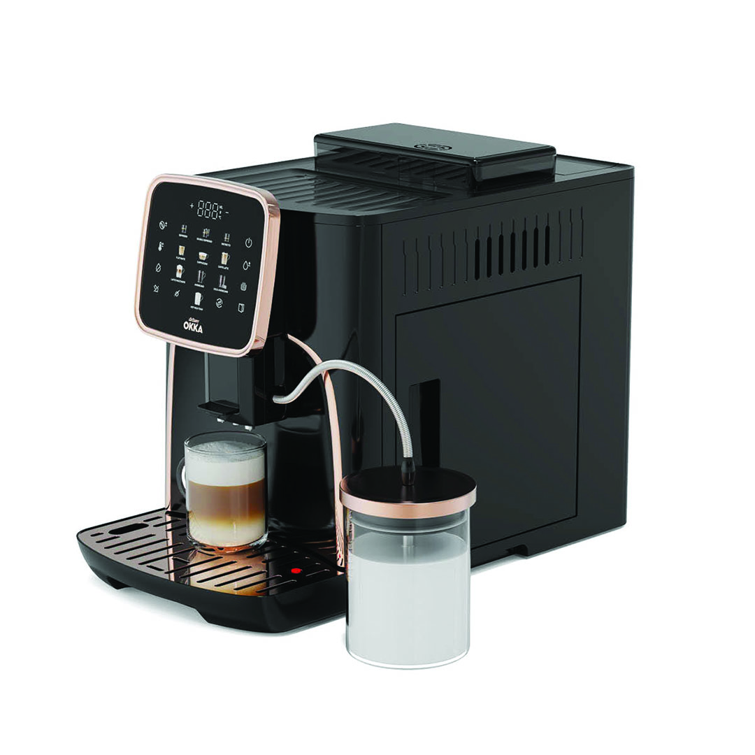 ماكينة تحضير الإسبرسو الأوتوماتيكية بالكامل - نحاسي - OK0028-04
