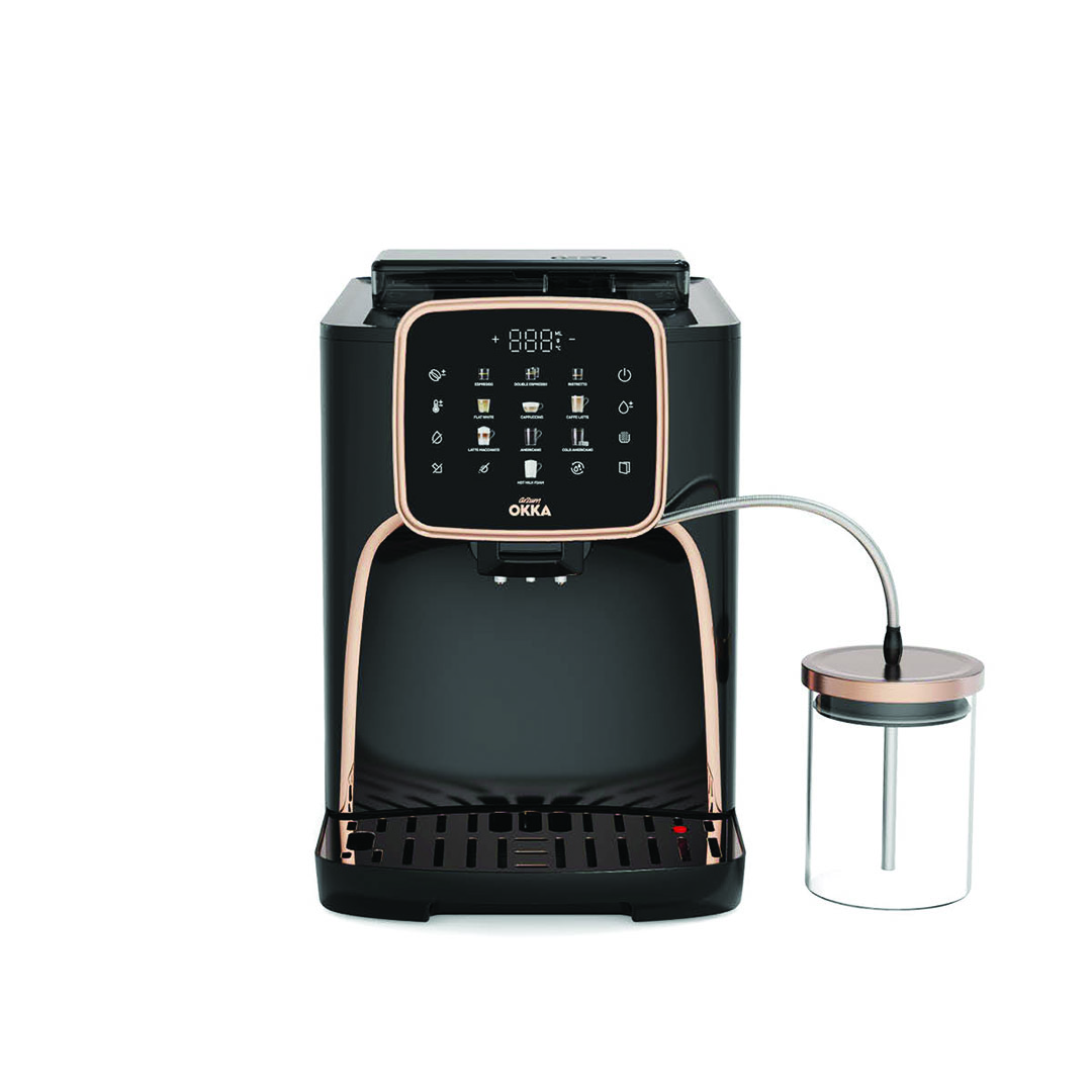 ماكينة تحضير الإسبرسو الأوتوماتيكية بالكامل - نحاسي - OK0028-04