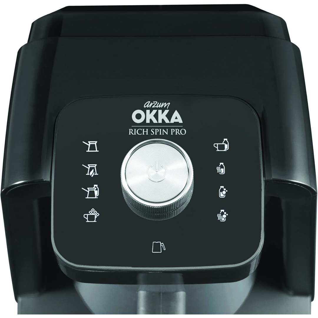 ماكينة تحضير القهوة التركى ارزوم اوكا - 700 وات - أسود/فضي - Ok0026k