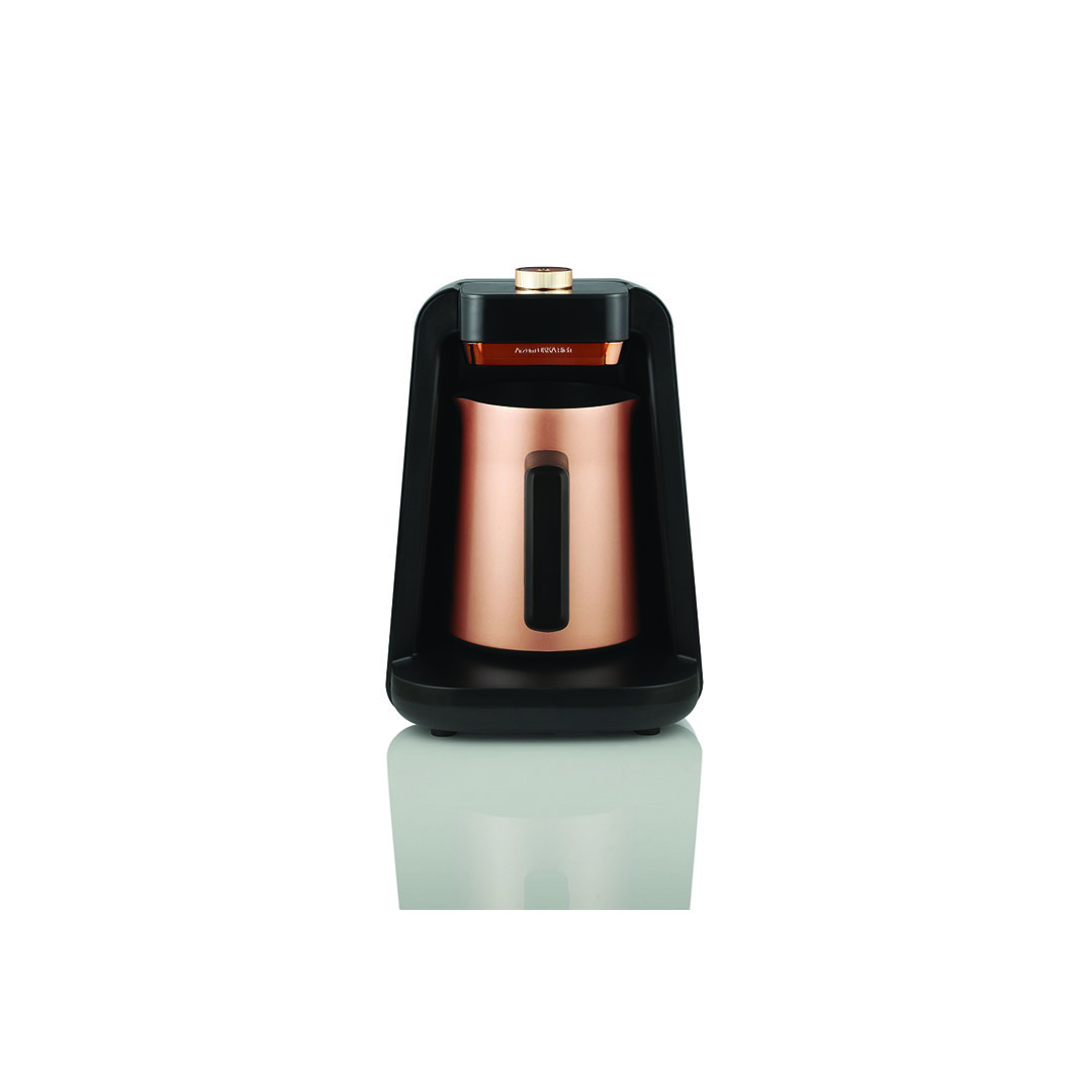 ماكينة تحضير القهوة التركى ارزوم اوكا - 700 وات - أسود/نحاسي - Ok0026