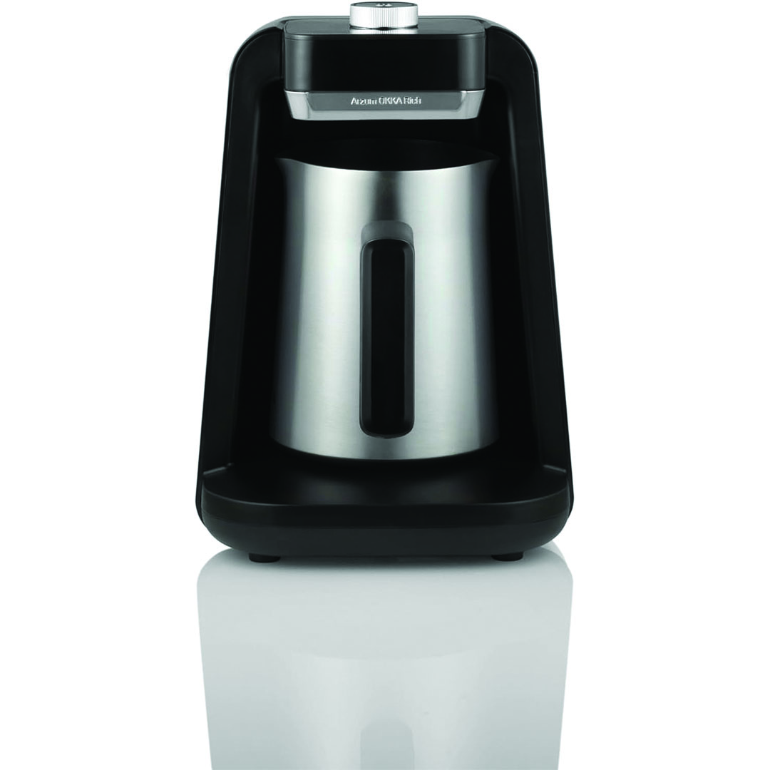 ماكينة تحضير القهوة التركى ارزوم اوكا - 700 وات - أسود/فضي - Ok0026k